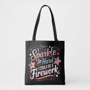 Bolsa Tote Bandeira Americana Para Mulheres 4 De Julho