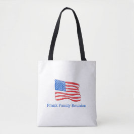 Bolsa Tote Bandeira Americana Patriótica Personalizada