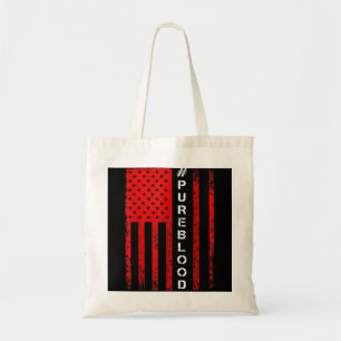 Bolsa Tote Bandeira Americana PUREBLOOD I Am Pure Blood Non-G