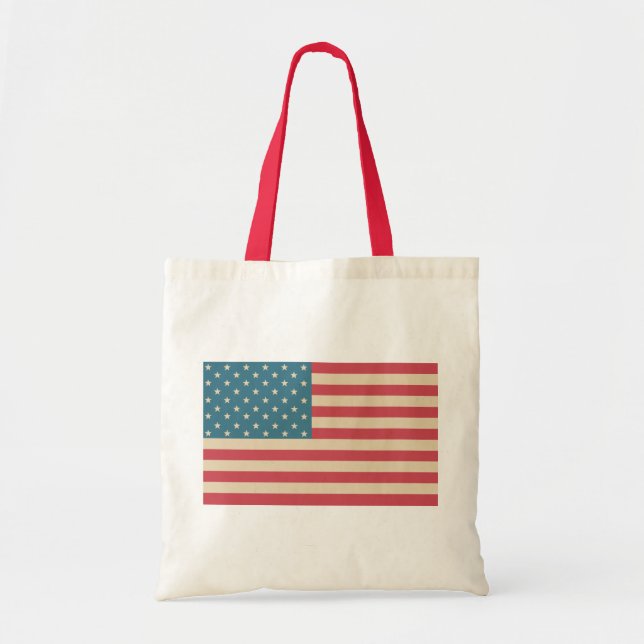 Bolsa Tote Bandeira Americana Tote Bag (Frente)