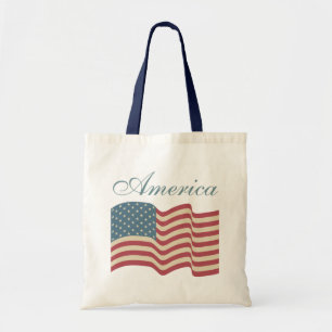 Bolsa Tote Bandeira Americana Tote Bag