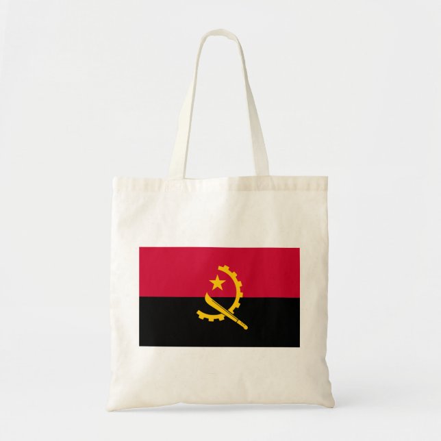 Bolsa Tote Bandeira Angola (Frente)