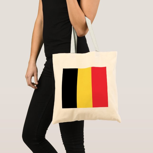 Bolsa Tote Bandeira belga (Frente (produto))