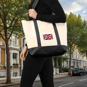 Bolsa Tote bandeira britânica Union Jack personalizada por im