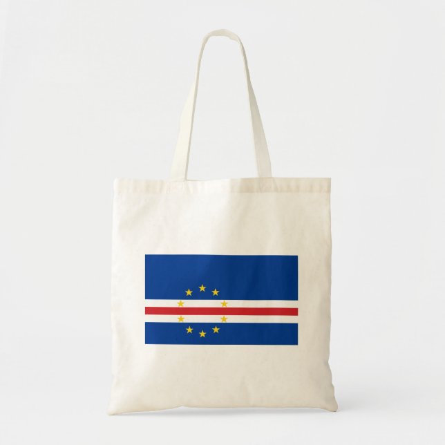 Bolsa Tote Bandeira Cabo Verde (Frente)
