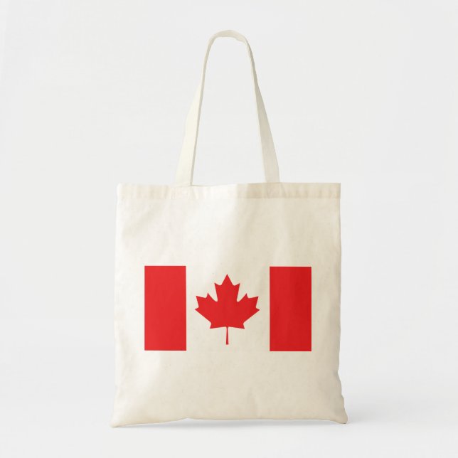 Bolsa Tote Bandeira canadense (Frente)