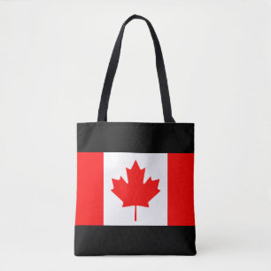 Bolsa Tote Bandeira canadense de sacolas da compra de Canadá