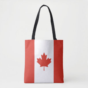 Bolsa Tote Bandeira Canadense Patriótica