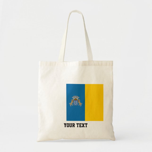 Bolsa Tote Bandeira canária (Frente)