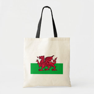 Bolsa Tote Bandeira Celta do Dragão Vermelho do País de Gales