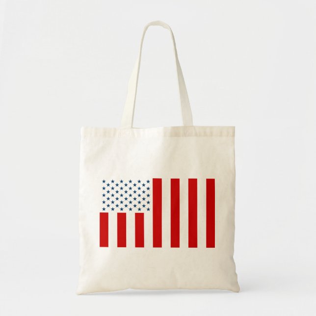 Bolsa Tote Bandeira Civil dos EUA em tempo de paz (Frente)