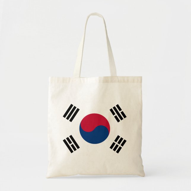 Bolsa Tote Bandeira coreana sul (Frente)