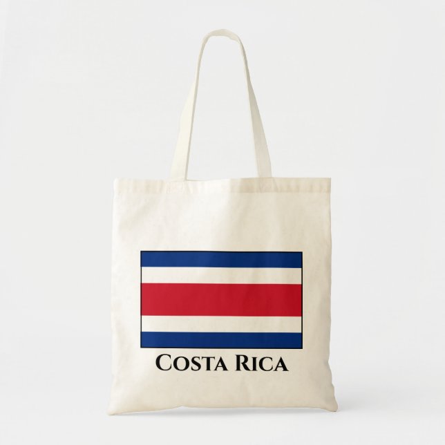 Bolsa Tote Bandeira Costa Rica (Frente)