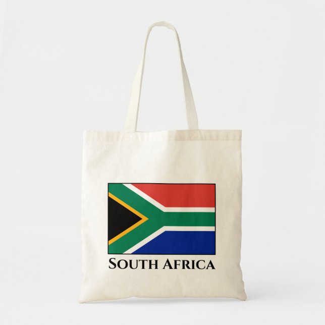 Bolsa Tote Bandeira da África do Sul (Frente)