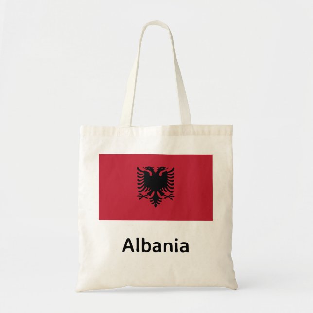 Bolsa Tote Bandeira da Albânia (Frente)