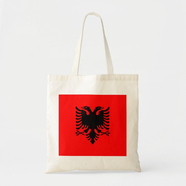 Bolsa Tote Bandeira da Albânia (Frente)