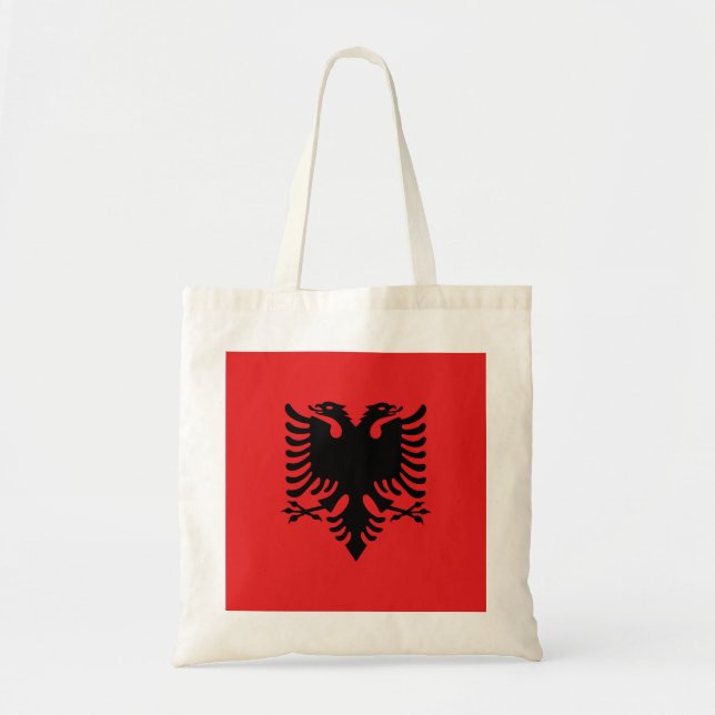 Bolsa Tote Bandeira da Albânia (Frente)