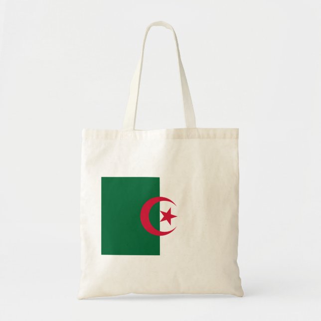 Bolsa Tote Bandeira da Argélia (Frente)