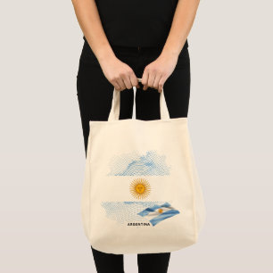 Bolsa Tote bandeira da Argentina