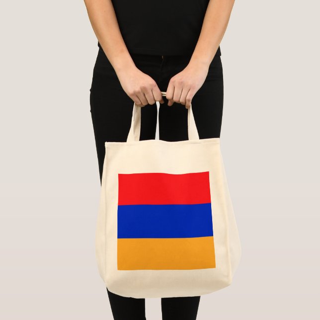 Bolsa Tote Bandeira da Armênia (Frente (produto))