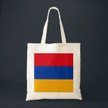 Bolsa Tote Bandeira da Armênia<br><div class="desc">Bandeira da Armênia</div>
