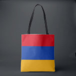 Bolsa Tote Bandeira da Armênia<br><div class="desc">Bandeira da Armênia</div>
