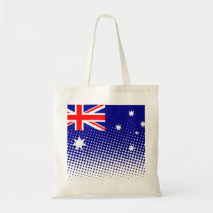 Bolsa Tote Bandeira Da Austrália Com Efeito De Meia-Tons
