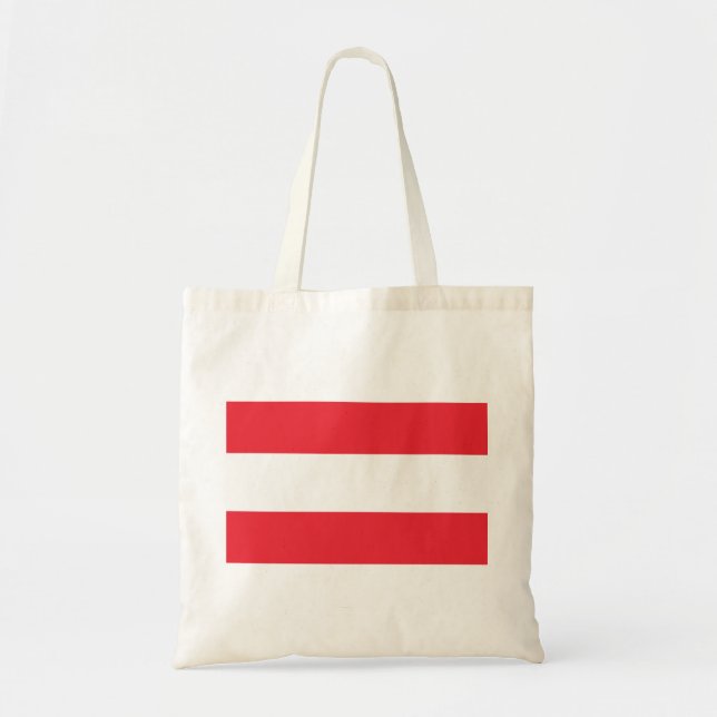 Bolsa Tote Bandeira da Áustria (Frente)
