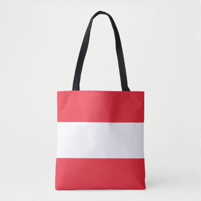 Bolsa Tote Bandeira da Áustria (Frente)