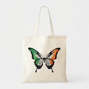 Bolsa Tote Bandeira da Borboleta da Irlanda