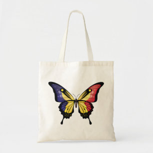 Bolsa Tote Bandeira da Borboleta do Swallowtail Romênia