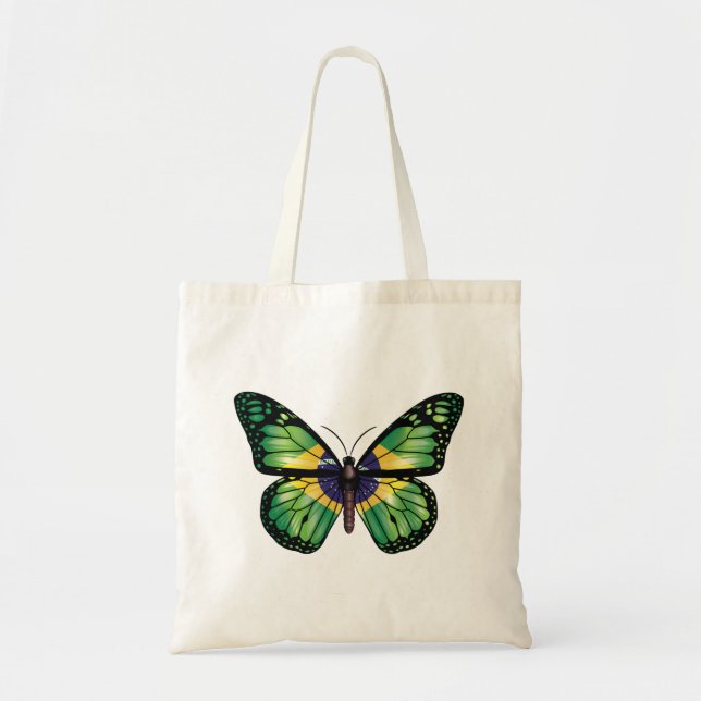 Bolsa Tote Bandeira da Borboleta Monarca do Brasil (Frente)