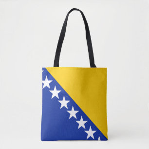 Bolsa Tote Bandeira da Bósnia e Herzegovina