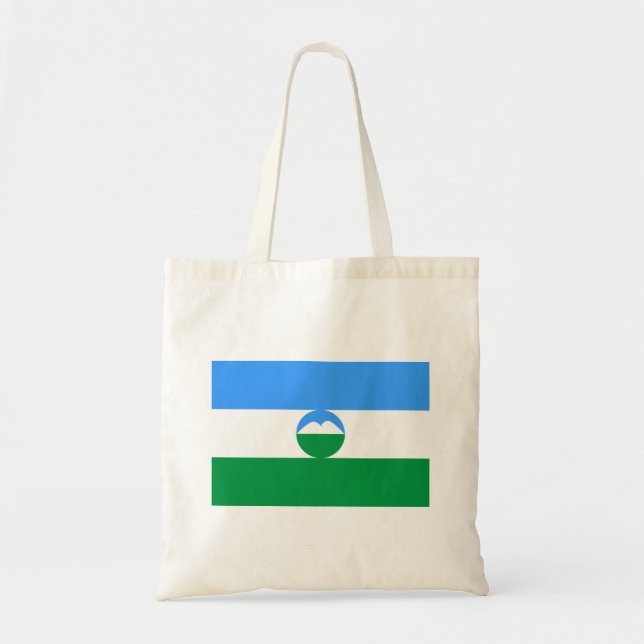 Bolsa Tote Bandeira da Cabárdia-Balcária (Frente)