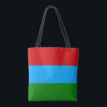 Bolsa Tote Bandeira da Carélia<br><div class="desc">Bandeira Patriótica da República da Carélia.</div>