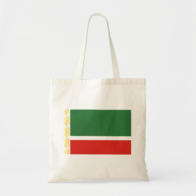 Bolsa Tote Bandeira da Chechênia (Frente)
