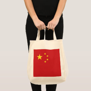 Bolsa Tote bandeira da China