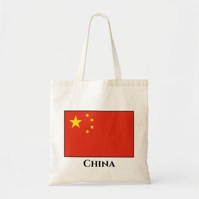 Bolsa Tote Bandeira da China (Chinês) (Frente)