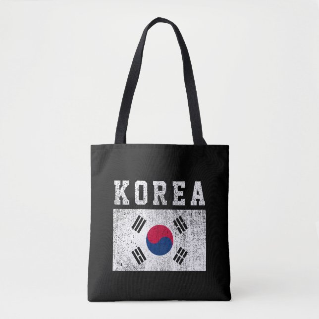 Bolsa Tote Bandeira da Coreia (Frente)