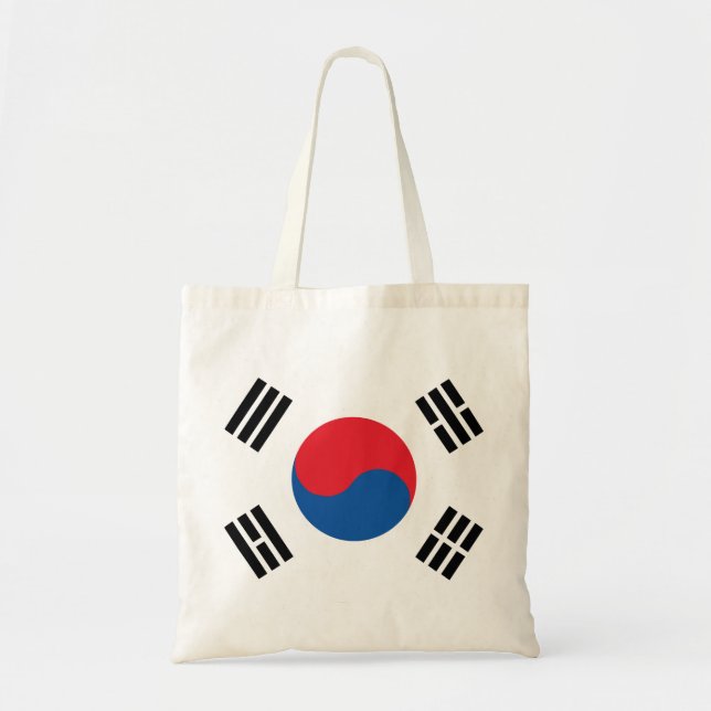 Bolsa Tote Bandeira da Coreia do Sul (Frente)