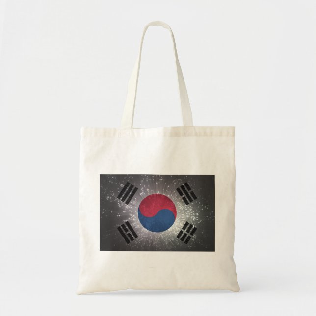 Bolsa Tote Bandeira da Coreia do Sul (Frente)