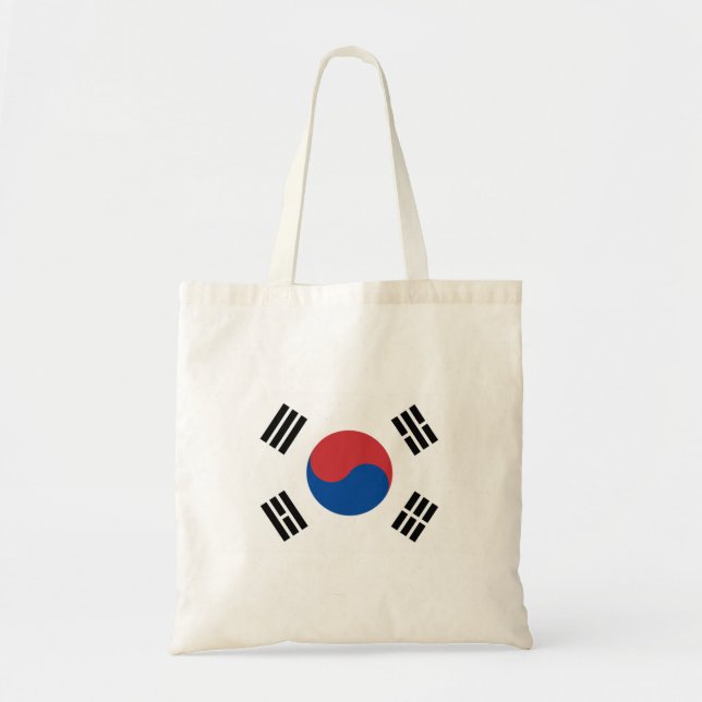 Bolsa Tote Bandeira da Coreia do Sul (Frente)