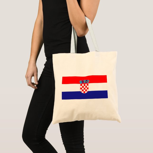 Bolsa Tote Bandeira da Croácia (Frente (produto))
