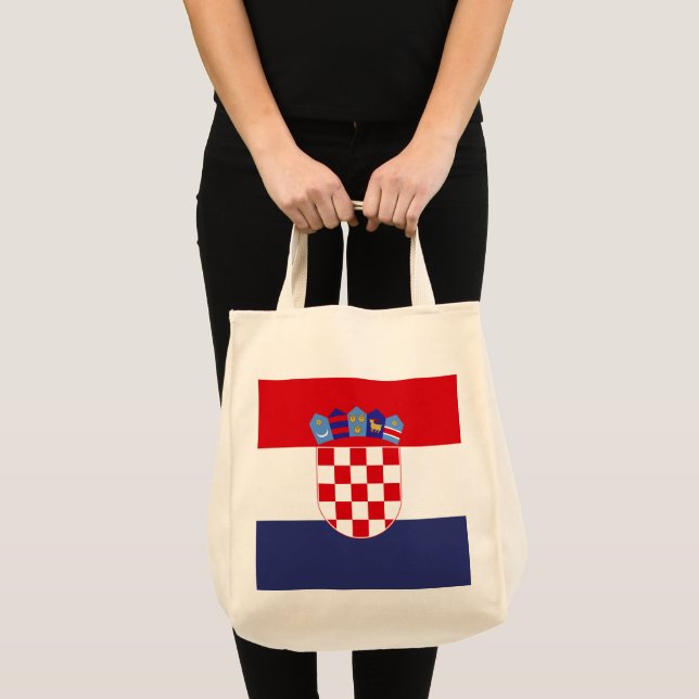 Bolsa Tote Bandeira da Croácia (Frente (produto))