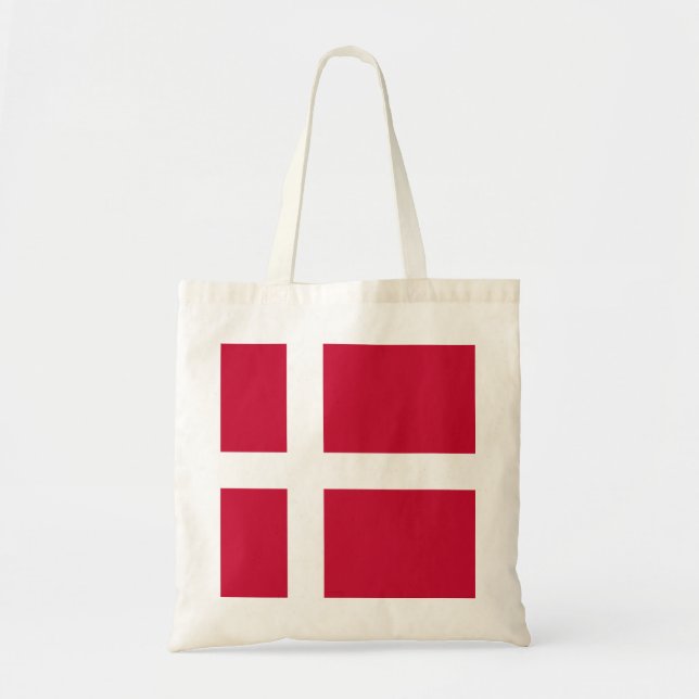 Bolsa Tote Bandeira da Dinamarca (Frente)