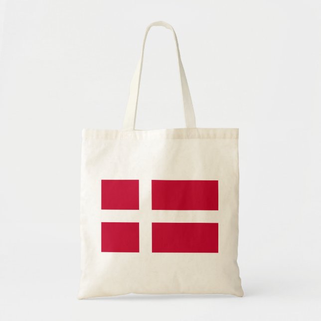 Bolsa Tote Bandeira da Dinamarca (Frente)