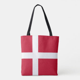Bolsa Tote Bandeira da Dinamarca