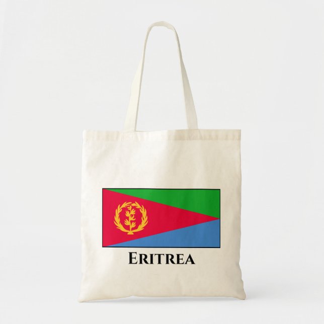 Bolsa Tote Bandeira da Eritreia (Frente)