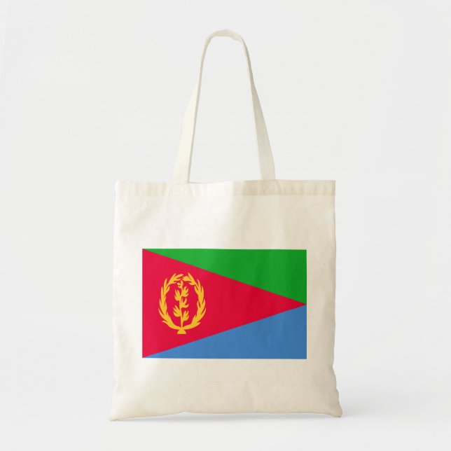 Bolsa Tote Bandeira da Eritreia (Frente)