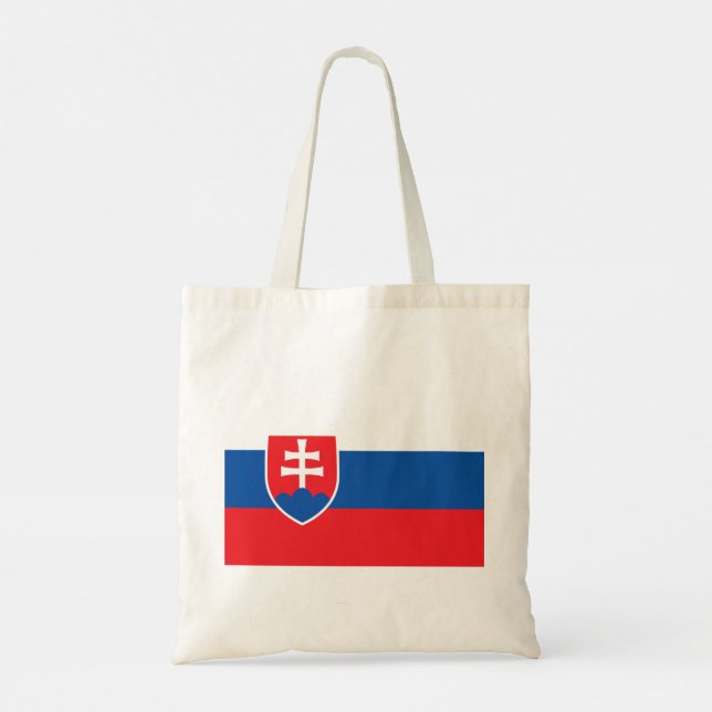 Bolsa Tote Bandeira da Eslováquia (Verso)